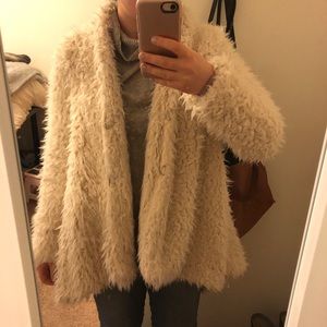 Free people fur coat